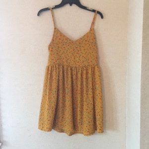 Yellow flower dress size small